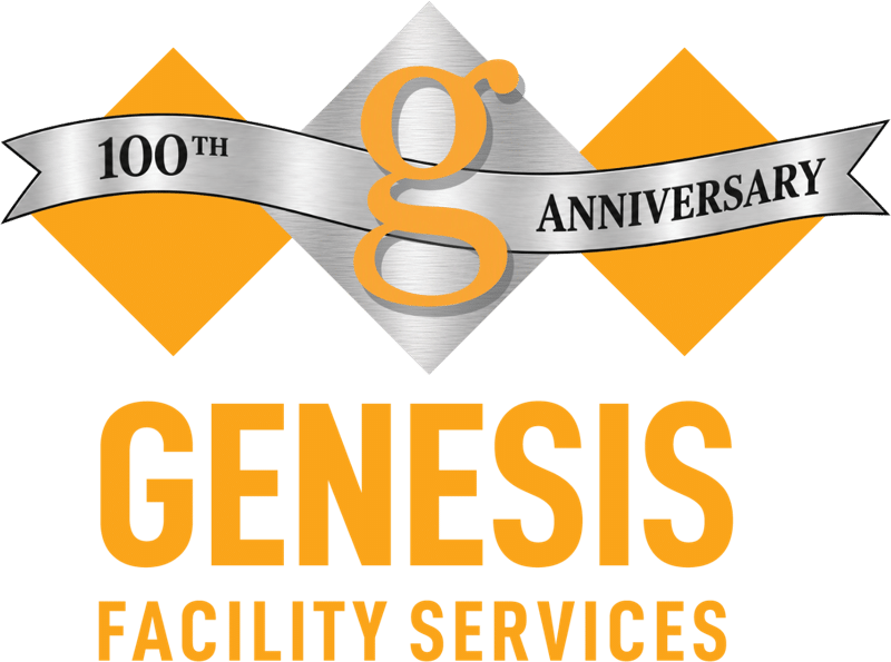 Genesis Facility Services 100th anniversary logo